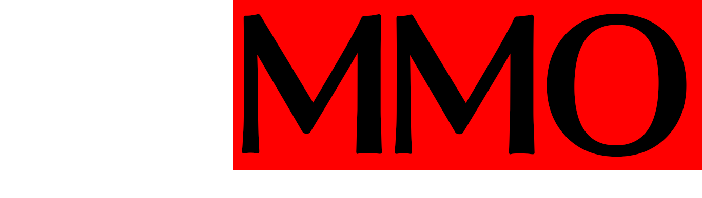 P3F MMO logo: white P3F letters beside a red block reading MMO